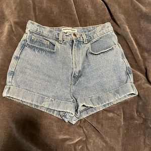 Amercian Apparel jean denim shorts